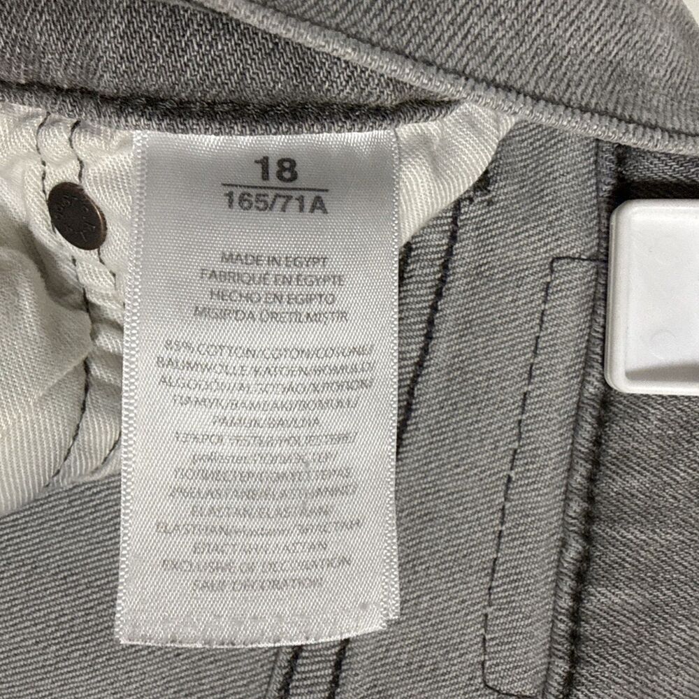 Polo Ralph Lauren Authentic Denim Goods Jeans Size 18 “The Sullivan Slim” Gray - Picture 8 of 10